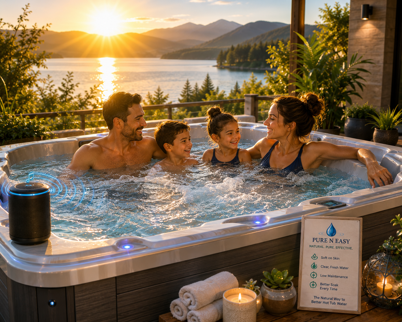 PureNEasy Natural Hot Tub Treatment 32 oz.