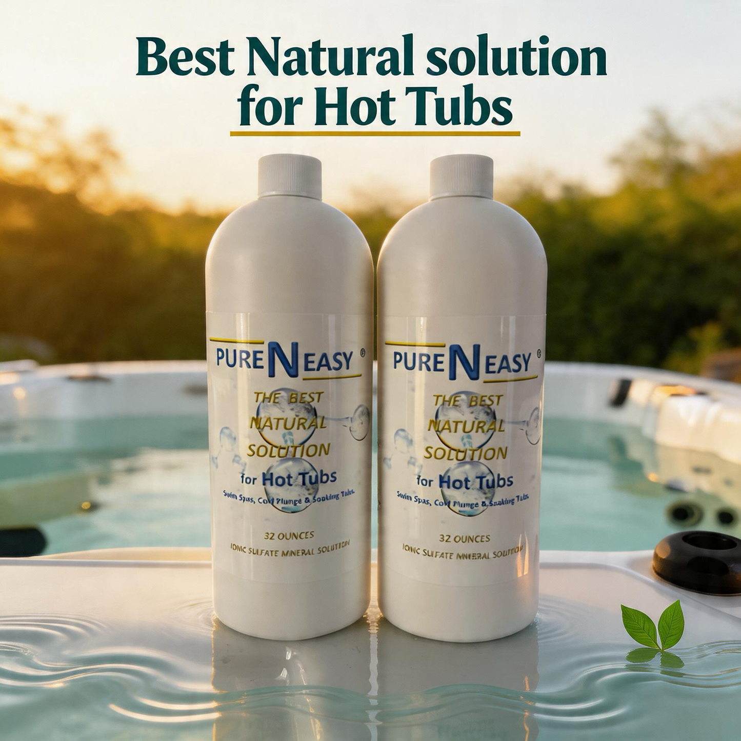 PureNEasy Natural Hot Tub Treatment 32 oz.